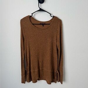 Olivia Sky Brown Long Sleeve Top